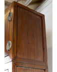 Vintage Chinese Elm Compound Wedding Wardrobe in Two Parts with Metal Hinges-17. Asian & Chinese Furniture, Art, Antiques, Vintage Home Décor for sale at FEA Home