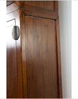 Vintage Chinese Elm Compound Wedding Wardrobe in Two Parts with Metal Hinges-18. Asian & Chinese Furniture, Art, Antiques, Vintage Home Décor for sale at FEA Home