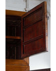 Vintage Chinese Elm Compound Wedding Wardrobe in Two Parts with Metal Hinges-10. Asian & Chinese Furniture, Art, Antiques, Vintage Home Décor for sale at FEA Home