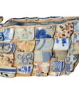 Vintage Chinese Faience Duck Sculpture with Blue Oriental Accents-9. Asian & Chinese Furniture, Art, Antiques, Vintage Home Décor for sale at FEA Home