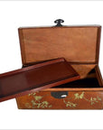 Vintage Chinese Hand Painted Lacquered Dowry Box-11. Asian & Chinese Furniture, Art, Antiques, Vintage Home Décor for sale at FEA Home