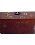 Vintage Chinese Hand Painted Lacquered Dowry Box-12. Asian & Chinese Furniture, Art, Antiques, Vintage Home Décor for sale at FEA Home