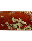 Vintage Chinese Hand Painted Lacquered Dowry Box-3. Asian & Chinese Furniture, Art, Antiques, Vintage Home Décor for sale at FEA Home