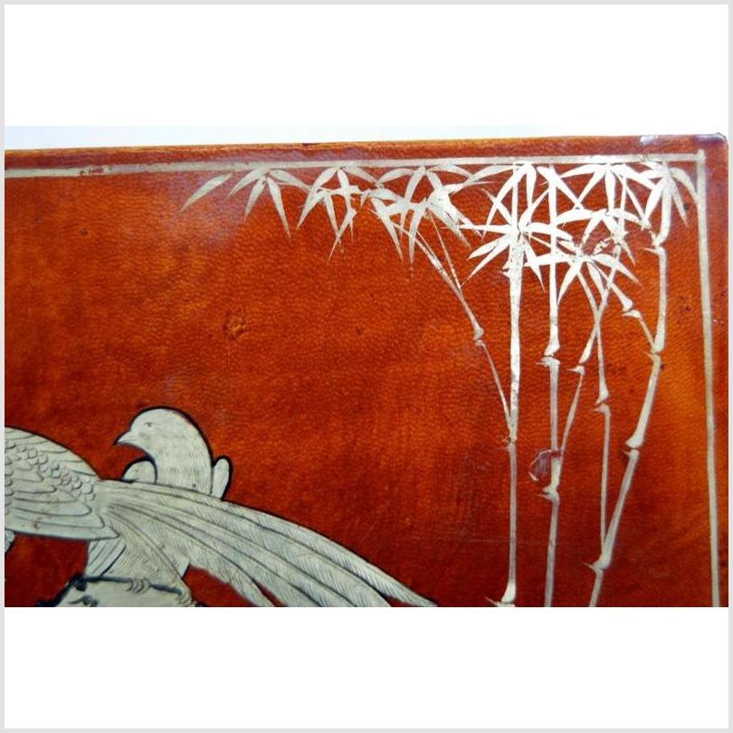 Vintage Chinese Hand Painted Lacquered Dowry Box-5. Asian & Chinese Furniture, Art, Antiques, Vintage Home Décor for sale at FEA Home