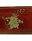 Vintage Chinese Hand Painted Lacquered Dowry Box-9. Asian & Chinese Furniture, Art, Antiques, Vintage Home Décor for sale at FEA Home