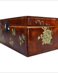Vintage Chinese Hand Painted Lacquered Dowry Box-8. Asian & Chinese Furniture, Art, Antiques, Vintage Home Décor for sale at FEA Home