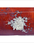 Vintage Chinese Hand Painted Lacquered Dowry Box-10. Asian & Chinese Furniture, Art, Antiques, Vintage Home Décor for sale at FEA Home