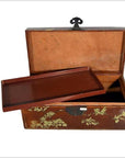 Vintage Chinese Hand Painted Lacquered Dowry Box-11. Asian & Chinese Furniture, Art, Antiques, Vintage Home Décor for sale at FEA Home