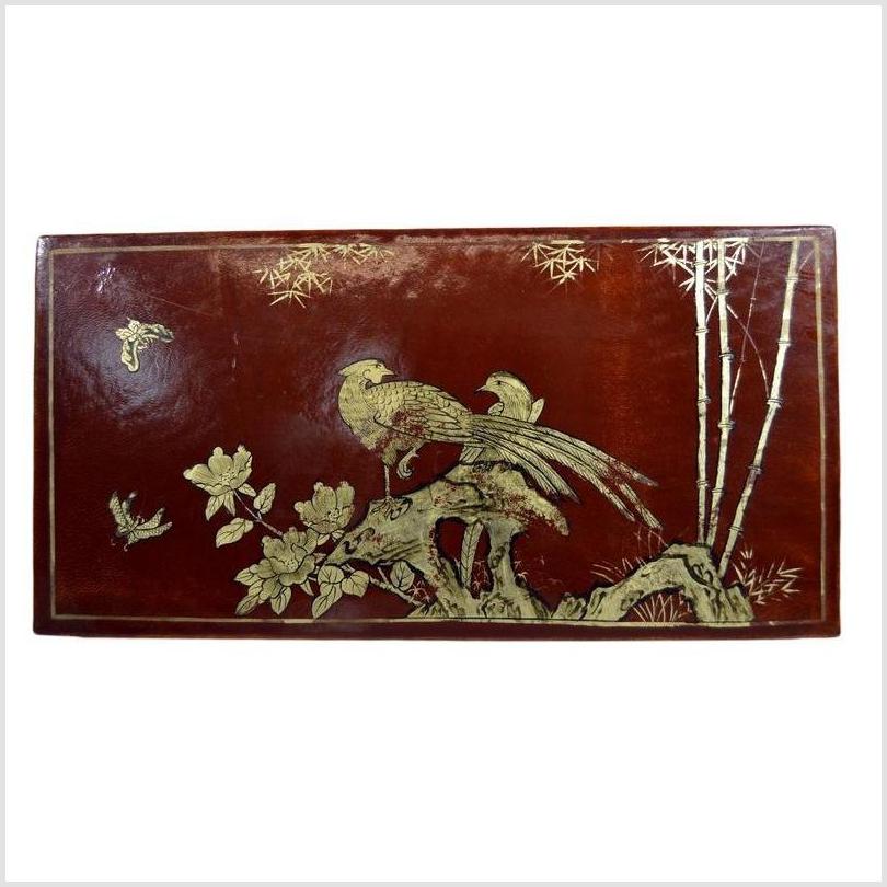 Vintage Chinese Hand Painted Lacquered Dowry Box-3. Asian & Chinese Furniture, Art, Antiques, Vintage Home Décor for sale at FEA Home
