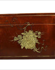 Vintage Chinese Hand Painted Lacquered Dowry Box-9. Asian & Chinese Furniture, Art, Antiques, Vintage Home Décor for sale at FEA Home