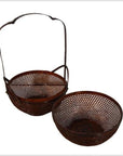 Vintage Chinese Lacquered Basket-7. Asian & Chinese Furniture, Art, Antiques, Vintage Home Décor for sale at FEA Home