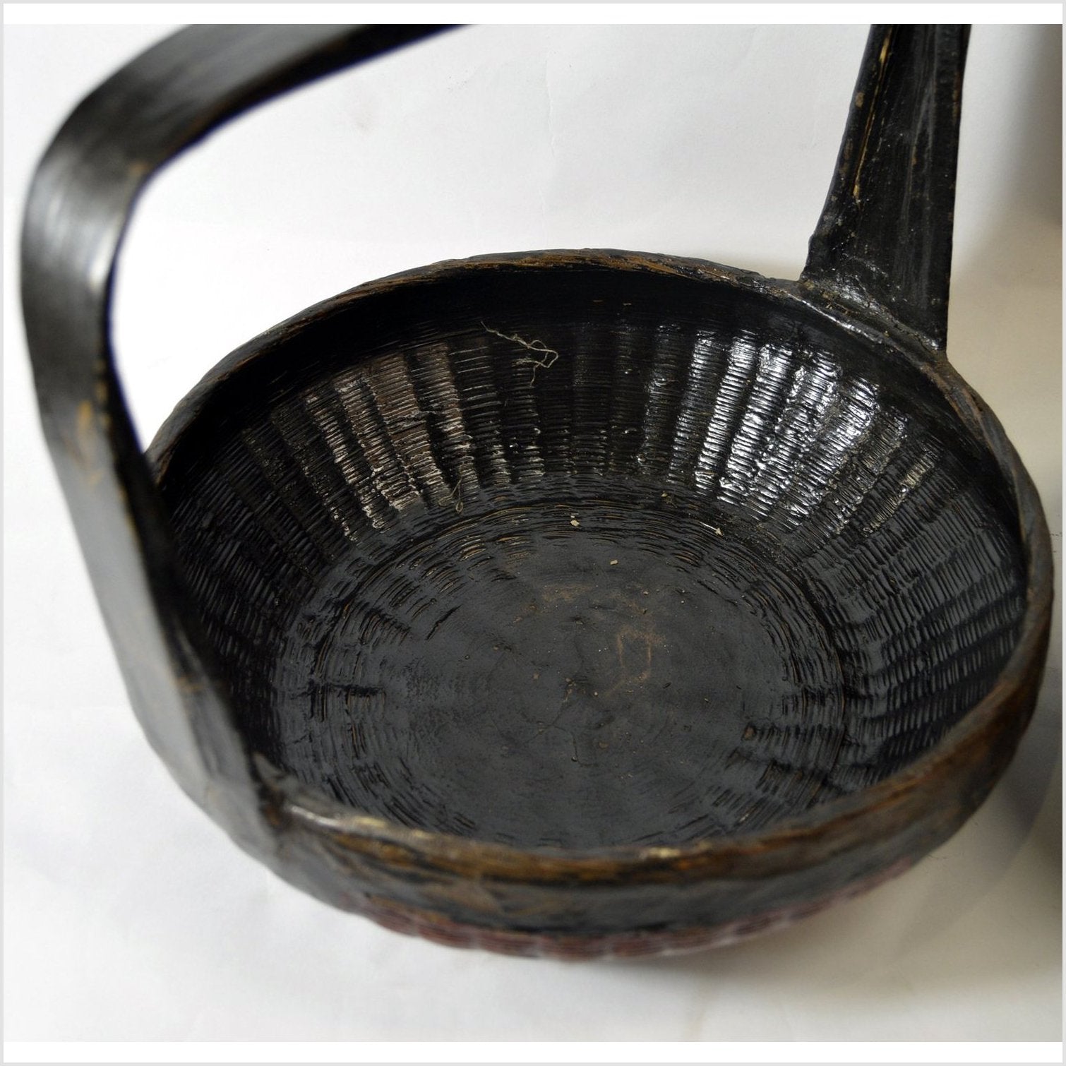 Vintage Chinese Ornate Dowry Basket-6. Asian & Chinese Furniture, Art, Antiques, Vintage Home Décor for sale at FEA Home