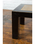 Vintage Chinese Square Side Table with Inset-3. Asian & Chinese Furniture, Art, Antiques, Vintage Home Décor for sale at FEA Home