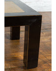 Vintage Chinese Square Side Table with Inset-6. Asian & Chinese Furniture, Art, Antiques, Vintage Home Décor for sale at FEA Home