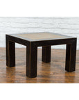 Vintage Chinese Square Side Table with Inset-8. Asian & Chinese Furniture, Art, Antiques, Vintage Home Décor for sale at FEA Home