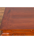 Vintage Chinese Style Low Kang Coffee Table with Carved Scrolls and Chow Legs-14. Asian & Chinese Furniture, Art, Antiques, Vintage Home Décor for sale at FEA Home