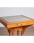Vintage Dutch Colonial Indonesian Square Center Table with Marble Inset-10. Asian & Chinese Furniture, Art, Antiques, Vintage Home Décor for sale at FEA Home