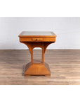 Vintage Dutch Colonial Indonesian Square Center Table with Marble Inset-2. Asian & Chinese Furniture, Art, Antiques, Vintage Home Décor for sale at FEA Home