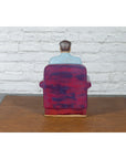 Vintage Glazed Porcelain Statuette of Mao Zedong Seated on an Armchair-11. Asian & Chinese Furniture, Art, Antiques, Vintage Home Décor for sale at FEA Home