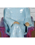 Vintage Glazed Porcelain Statuette of Mao Zedong Seated on an Armchair-5. Asian & Chinese Furniture, Art, Antiques, Vintage Home Décor for sale at FEA Home