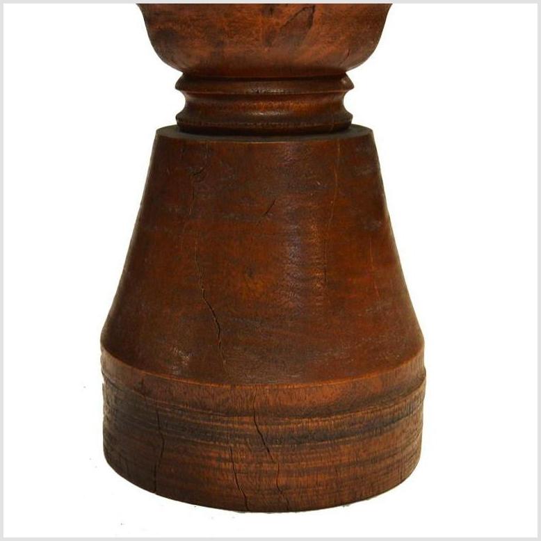 Vintage Hand Carved Candle Holder Dutch Influence-4. Asian & Chinese Furniture, Art, Antiques, Vintage Home Décor for sale at FEA Home