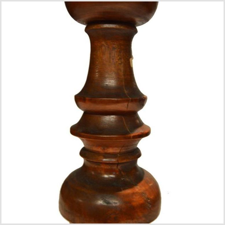 Vintage Hand Carved Candle Holder Dutch Influence-6. Asian & Chinese Furniture, Art, Antiques, Vintage Home Décor for sale at FEA Home