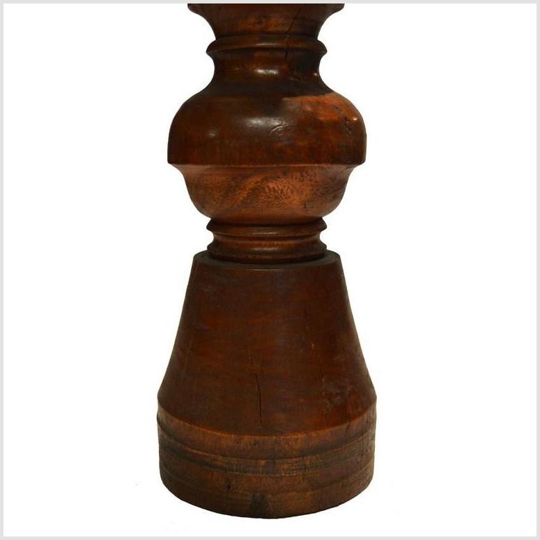 Vintage Hand Carved Candle Holder Dutch Influence-7. Asian & Chinese Furniture, Art, Antiques, Vintage Home Décor for sale at FEA Home