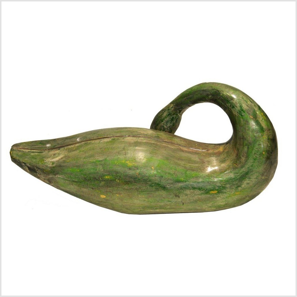 Vintage Hand Carved Wooden Swan-8. Asian & Chinese Furniture, Art, Antiques, Vintage Home Décor for sale at FEA Home