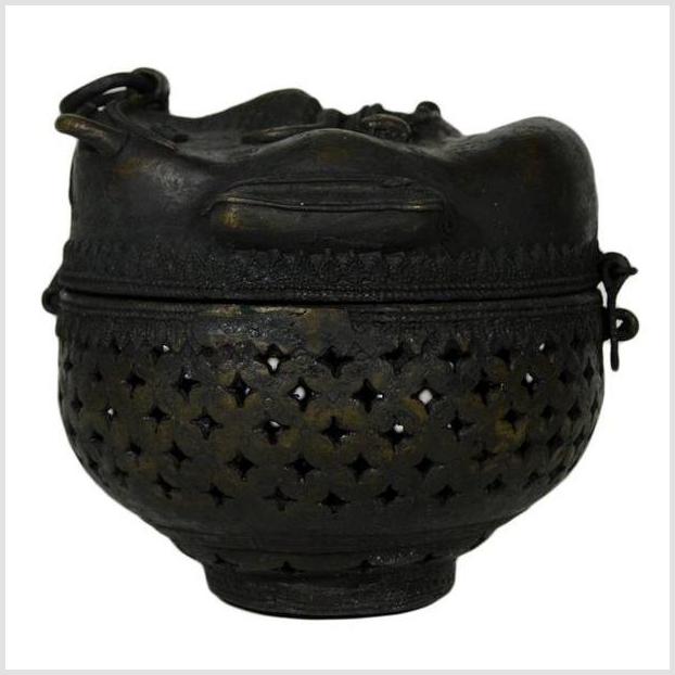 Vintage India Incense Burner-4. Asian & Chinese Furniture, Art, Antiques, Vintage Home Décor for sale at FEA Home
