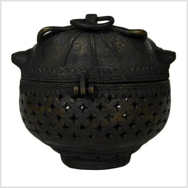 Vintage India Incense Burner-5. Asian & Chinese Furniture, Art, Antiques, Vintage Home Décor for sale at FEA Home