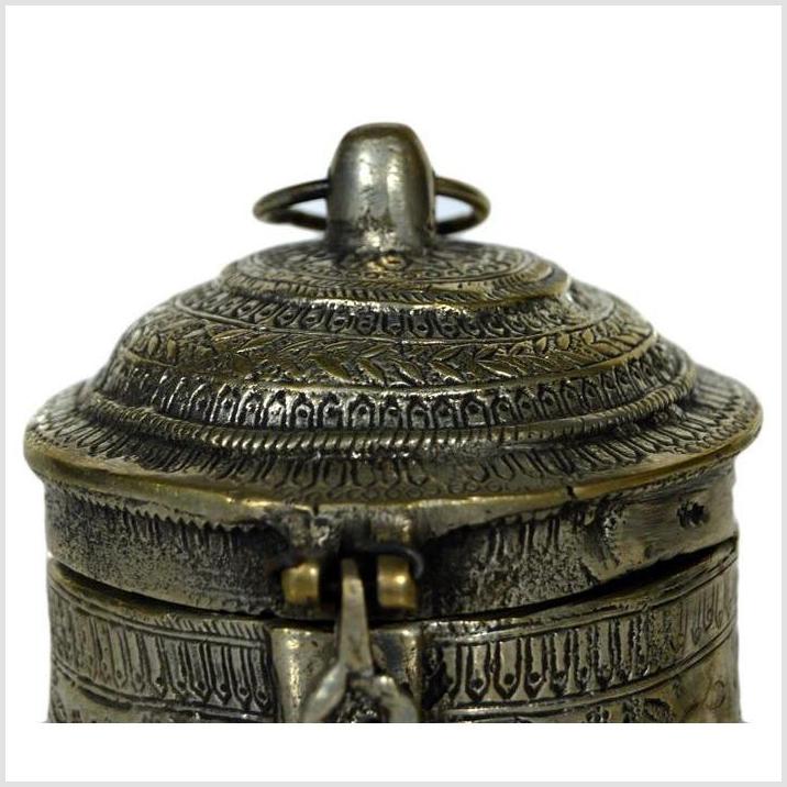 Vintage India Orissa Hand Hammered Incense Burner-2. Asian & Chinese Furniture, Art, Antiques, Vintage Home Décor for sale at FEA Home