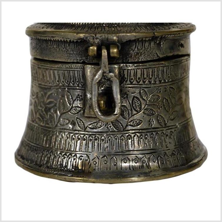 Vintage India Orissa Hand Hammered Incense Burner-3. Asian & Chinese Furniture, Art, Antiques, Vintage Home Décor for sale at FEA Home