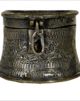 Vintage India Orissa Hand Hammered Incense Burner-3. Asian & Chinese Furniture, Art, Antiques, Vintage Home Décor for sale at FEA Home