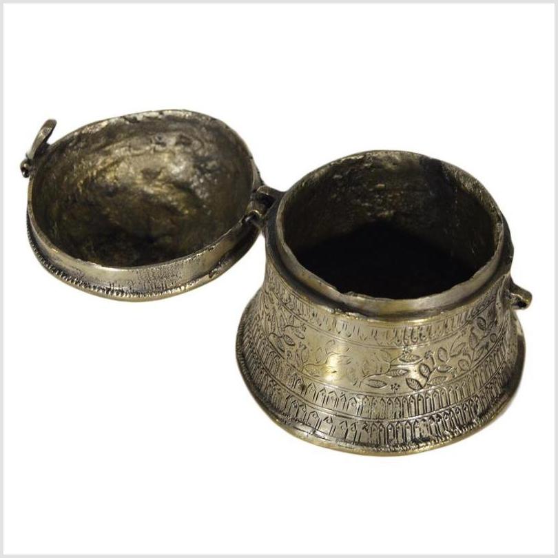 Vintage India Orissa Hand Hammered Incense Burner-7. Asian & Chinese Furniture, Art, Antiques, Vintage Home Décor for sale at FEA Home