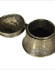 Vintage India Orissa Hand Hammered Incense Burner-7. Asian & Chinese Furniture, Art, Antiques, Vintage Home Décor for sale at FEA Home