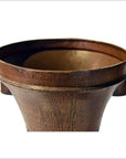 Vintage Indian Hand-Hammered Copper Grain Basket from the 1950s-5. Asian & Chinese Furniture, Art, Antiques, Vintage Home Décor for sale at FEA Home