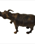 Vintage Indonesian Bronze Bull-2. Asian & Chinese Furniture, Art, Antiques, Vintage Home Décor for sale at FEA Home