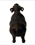 Vintage Indonesian Bronze Bull-9. Asian & Chinese Furniture, Art, Antiques, Vintage Home Décor for sale at FEA Home
