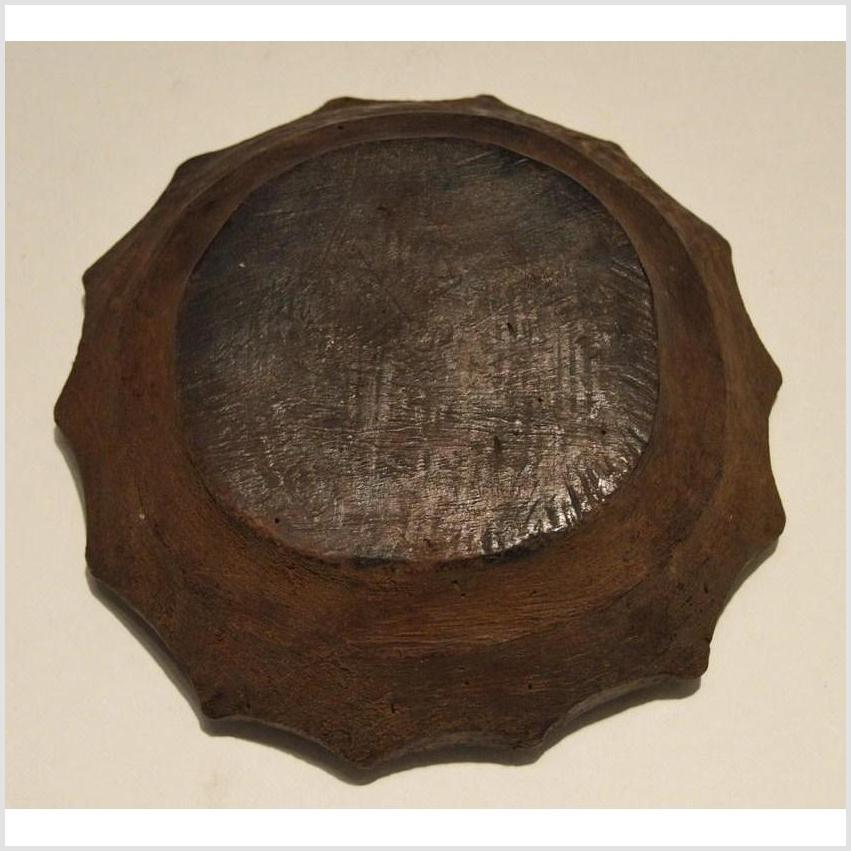 Vintage Indonesian Hand Carved Offering Wooden Bowl-3. Asian & Chinese Furniture, Art, Antiques, Vintage Home Décor for sale at FEA Home