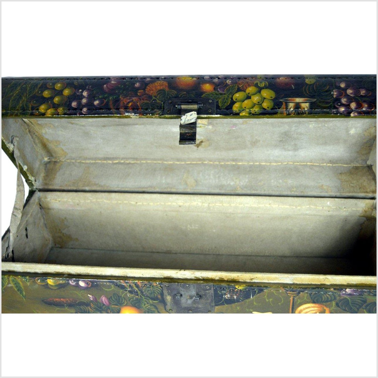 Vintage Indonesian Leather Stationery Box-11. Asian & Chinese Furniture, Art, Antiques, Vintage Home Décor for sale at FEA Home