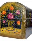 Vintage Indonesian Leather Stationery Box-6. Asian & Chinese Furniture, Art, Antiques, Vintage Home Décor for sale at FEA Home