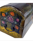 Vintage Indonesian Leather Stationery Box-8. Asian & Chinese Furniture, Art, Antiques, Vintage Home Décor for sale at FEA Home