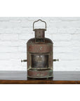 Vintage Japanese Ship's Navigation Stern Light by Nippon Sento Co, Ltd-5. Asian & Chinese Furniture, Art, Antiques, Vintage Home Décor for sale at FEA Home