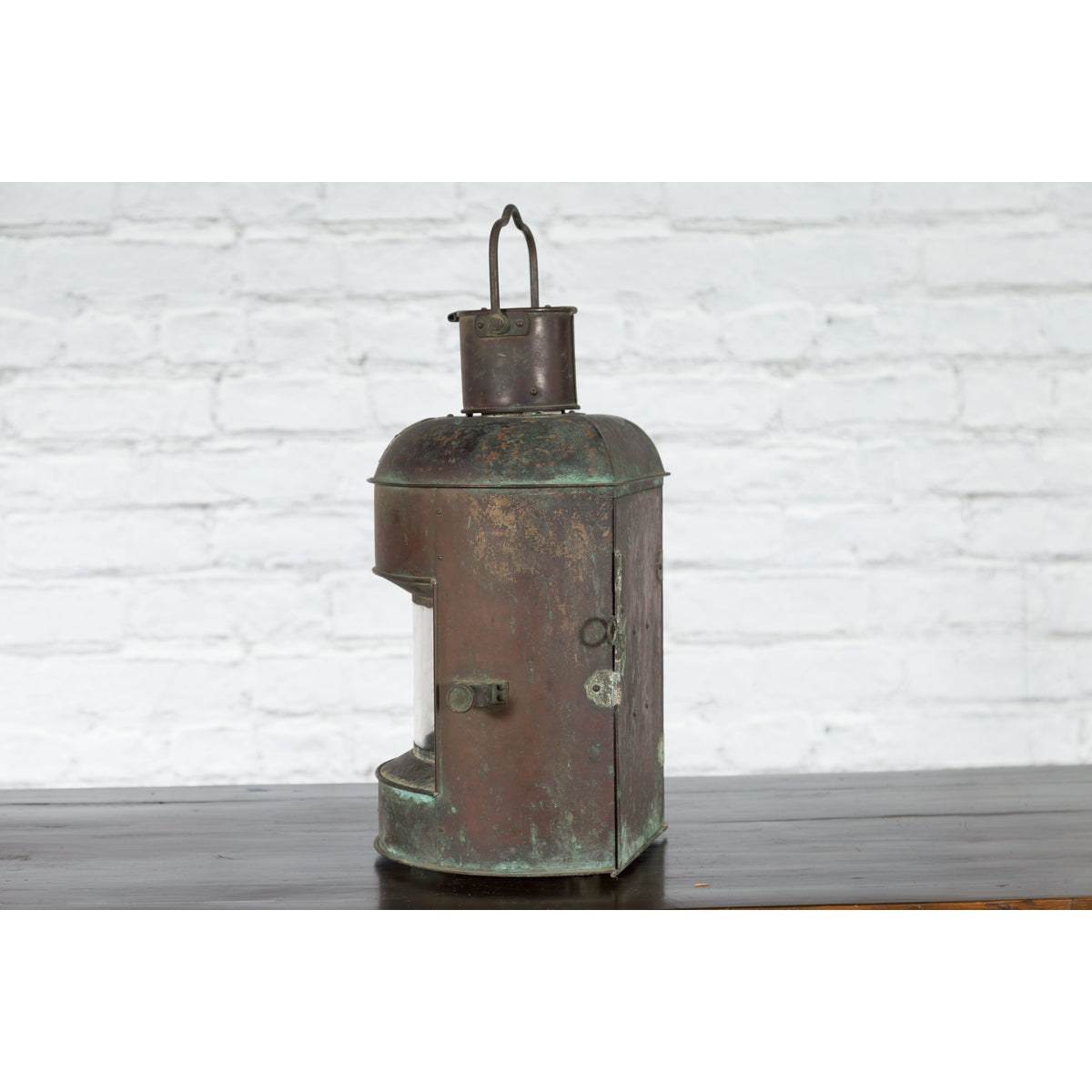 Vintage Japanese Ship's Navigation Stern Light by Nippon Sento Co, Ltd-8. Asian & Chinese Furniture, Art, Antiques, Vintage Home Décor for sale at FEA Home