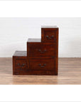 Vintage Javanese Staircase Tansu Cabinet in Japanese Style with Four Drawers-5. Asian & Chinese Furniture, Art, Antiques, Vintage Home Décor for sale at FEA Home