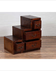 Vintage Javanese Staircase Tansu Cabinet in Japanese Style with Four Drawers-6. Asian & Chinese Furniture, Art, Antiques, Vintage Home Décor for sale at FEA Home