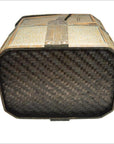 Vintage Large Woven Rattan Basket-10. Asian & Chinese Furniture, Art, Antiques, Vintage Home Décor for sale at FEA Home