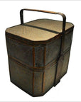 Vintage Large Woven Rattan Basket-4. Asian & Chinese Furniture, Art, Antiques, Vintage Home Décor for sale at FEA Home