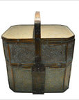 Vintage Large Woven Rattan Basket-1. Asian & Chinese Furniture, Art, Antiques, Vintage Home Décor for sale at FEA Home
