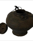 Vintage Philippines Woven Farmer's Basket-5. Asian & Chinese Furniture, Art, Antiques, Vintage Home Décor for sale at FEA Home
